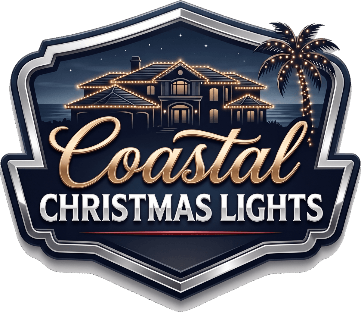 Coastal Christmas Lights crest logo